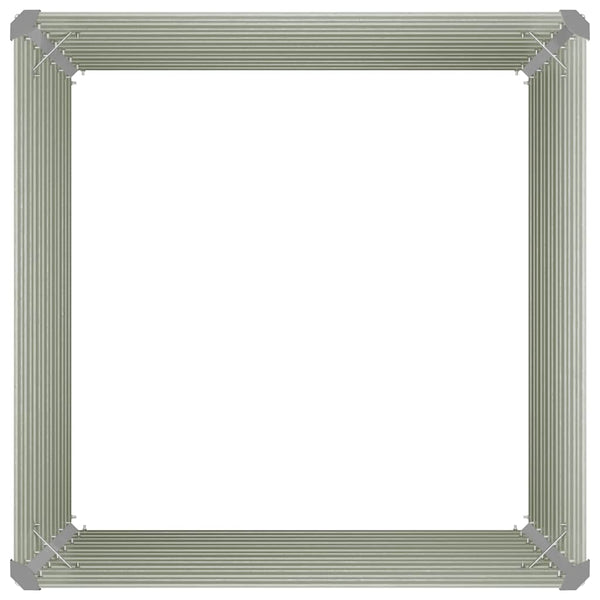 Anthrazitfarbene Gartenbox Casandra 100x100x77cm (verzinkter Stahl)