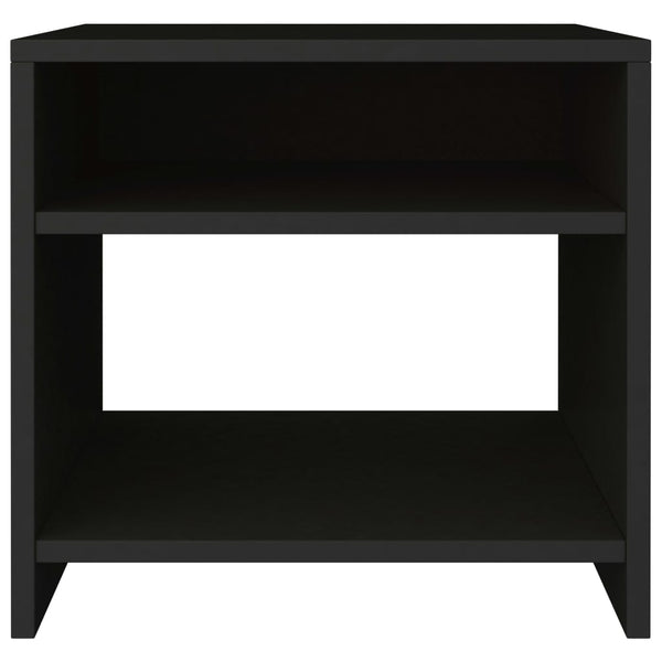 Nachttisch Danil schwarz 40x30x40cm (Holz)