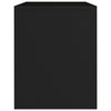 Nachttisch Danil schwarz 40x30x40cm (Holz)