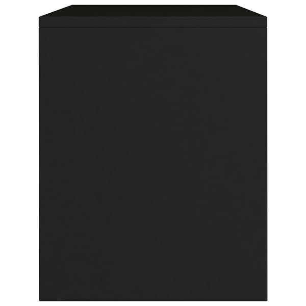 Nachttisch Danil schwarz 40x30x40cm (Holz)