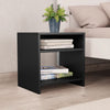 Nachttisch Danil schwarz 40x30x40cm (Holz)
