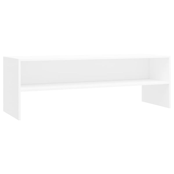 Weißes TV-Lowboard Kenny 120x40x40cm (Holz)