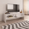 Weißes TV-Lowboard Kenny 120x40x40cm (Holz)
