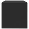Schwarzer TV-Schrank Kenny 120x40x40cm (Holz)