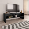 Schwarzer TV-Schrank Kenny 120x40x40cm (Holz)
