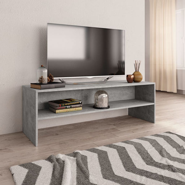 TV-Bank Kenny betongrau 120x40x40cm (Spanplatte)