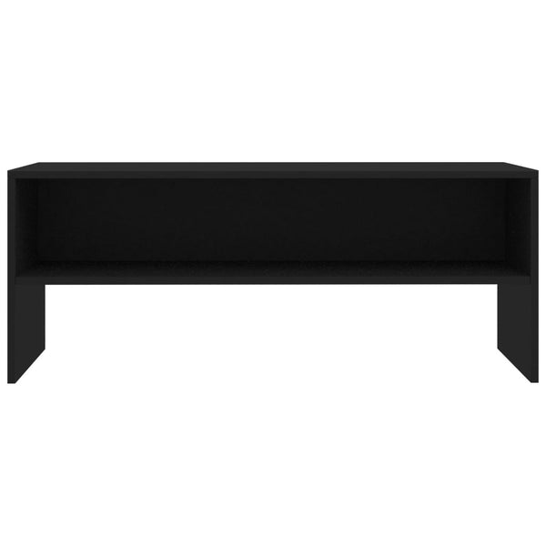 Schwarzes TV-Möbel Elizian 100x40x40cm (Holz)