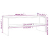 Schwarzes TV-Möbel Elizian 100x40x40cm (Holz)