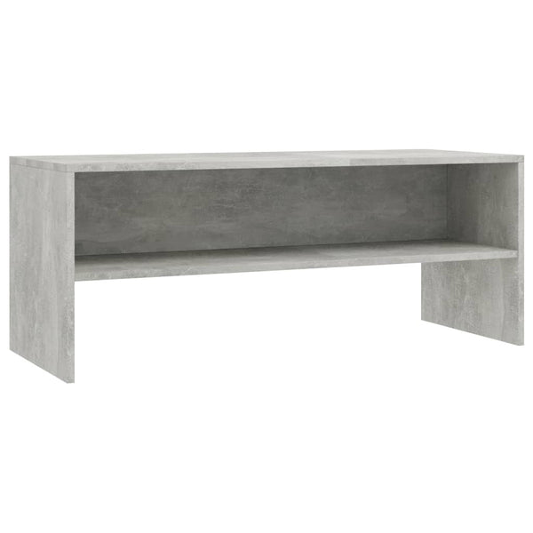 Betongraues TV-Board Elizian 100x40x40cm (Holz)