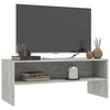 Betongraues TV-Board Elizian 100x40x40cm (Holz)