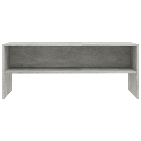 Betongraues TV-Board Elizian 100x40x40cm (Holz)