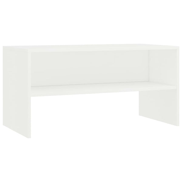 Weißer TV-Unterschrank Winfried 80x40x40cm (Spanplatte)