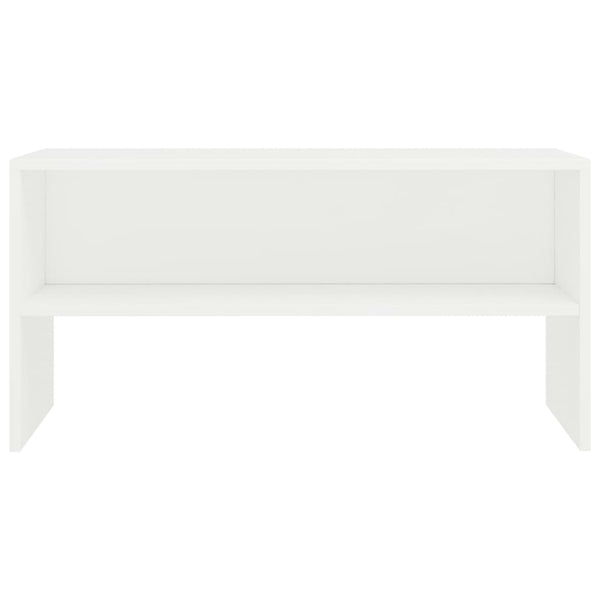 Weißer TV-Unterschrank Winfried 80x40x40cm (Spanplatte)