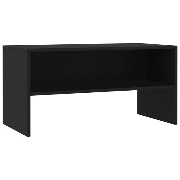 Schwarzer TV-Schrank Winfried 80x40x40cm (Holz)