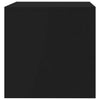 Schwarzer TV-Schrank Winfried 80x40x40cm (Holz)