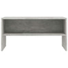 Betoninharmaa tv-taso Winfried 80x40x40cm (lastulevy)