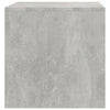 Betoninharmaa tv-taso Winfried 80x40x40cm (lastulevy)