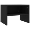 Schwarze Nachttische Cismaru 40x30x30cm (2er Set Holz)