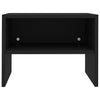 Schwarze Nachttische Cismaru 40x30x30cm (2er Set Holz)