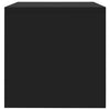 Schwarze Nachttische Cismaru 40x30x30cm (2er Set Holz)