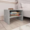 Betongraue Nachttische Cismaru 40x30x30cm (2 St. Holz)