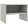 Betongraue Nachttische Cismaru 40x30x30cm (2 St. Holz)