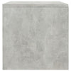 Betongraue Nachttische Cismaru 40x30x30cm (2 St. Holz)