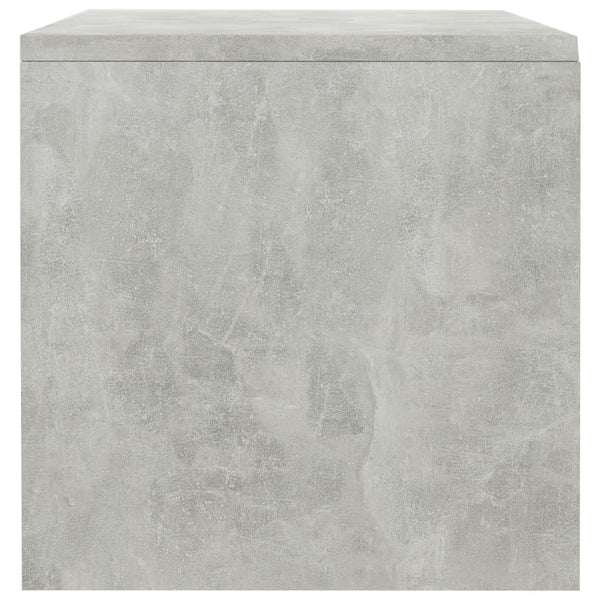 Betongraue Nachttische Cismaru 40x30x30cm (2 St. Holz)