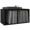 Braune Vinyl-Aufbewahrungsbox Milii 71x34x36cm (Holz)