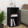 Braune Vinyl-Aufbewahrungsbox Milii 71x34x36cm (Holz)