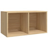 Vinyl-Aufbewahrungsbox Eiche Milii 71x34x36cm (Holz)