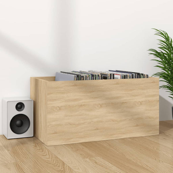 Vinyl-Aufbewahrungsbox Eiche Milii 71x34x36cm (Holz)