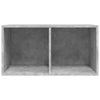 Harmaa vinyylilevyjen säilytyslaatikko Milii 71x34x36cm (puinen)