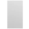 Weißes Bücherregal/Kommode Lazaruc 50x25x80cm (Holz)