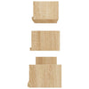 Sonoma-Eiche Wandregale Vigica Holz (3 St.)