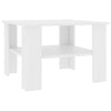 Weißer Couchtisch Ferdinando 60x60x42cm (Holz)
