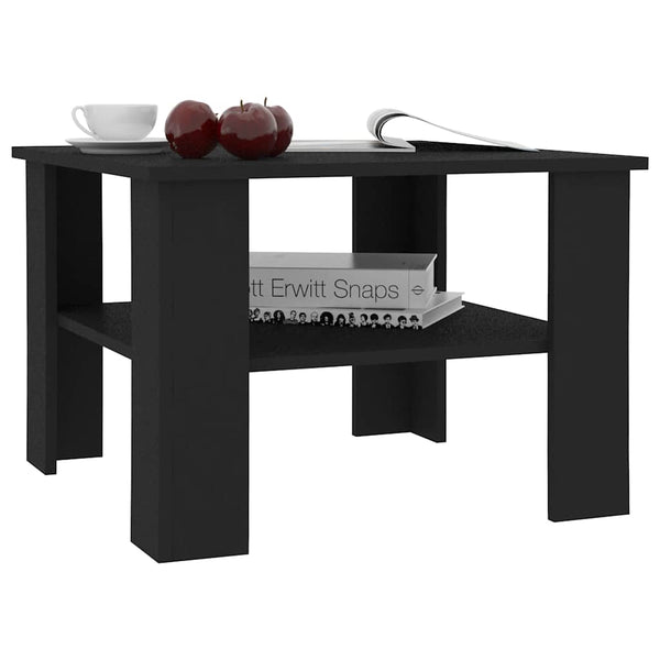 Couchtisch Ferdinando 60x60x42cm schwarz (Holz)