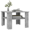 Betongrauer Couchtisch Ferdinando 60x60x42cm (Holz)