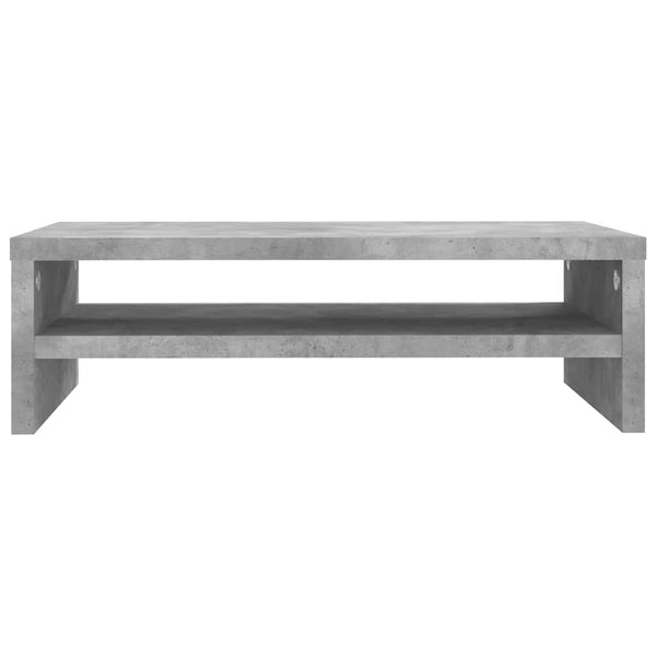 Bildschirmständer Reisad 42x24x13cm, Betongrau (Holz)