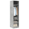 Kleiderschrank Onal betongrau 50x50x200cm (Holz)