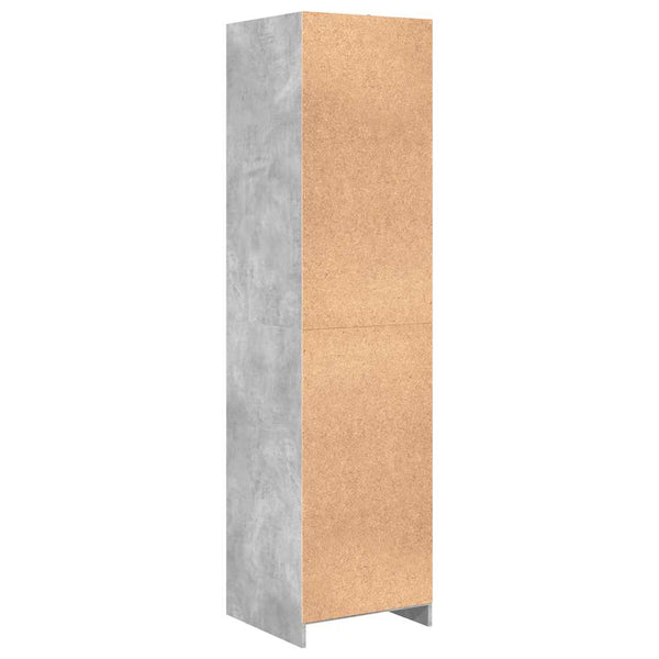Kleiderschrank Onal betongrau 50x50x200cm (Holz)