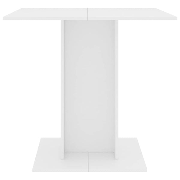 Weißer Esstisch Niculaiu 80x80x75cm (Holz)