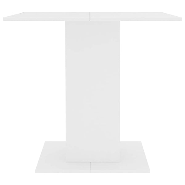 Weißer Esstisch Niculaiu 80x80x75cm (Holz)
