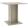 Sonoma Eiche Esstisch Niculaiu 80x80x75cm (Spanplatte)
