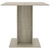 Sonoma Eiche Esstisch Niculaiu 80x80x75cm (Spanplatte)