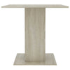 Sonoma Eiche Esstisch Niculaiu 80x80x75cm (Spanplatte)