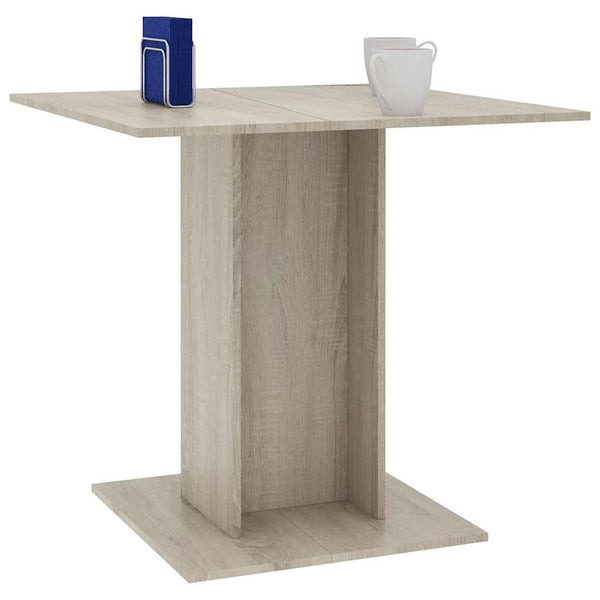 Sonoma Eiche Esstisch Niculaiu 80x80x75cm (Spanplatte)