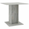 Betongrauer Esstisch Niculaiu 80x80x75cm (Holz)