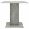 Betongrauer Esstisch Niculaiu 80x80x75cm (Holz)