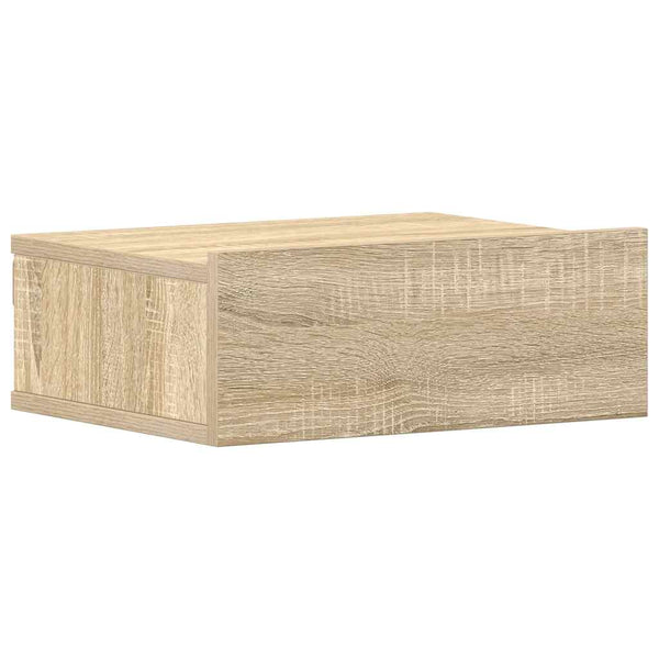 Nachttisch schwebend Sonoma Eiche Saif 40x30x15cm (Holz)